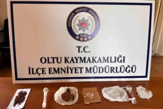 Erzurum'da uyuşturucu operasyonu: 4 gözaltı