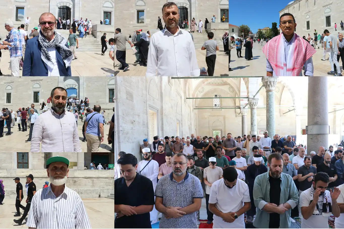 Şehid İsmail Heniyye için İstanbul'da gıyabi cenaze namazı kılındı