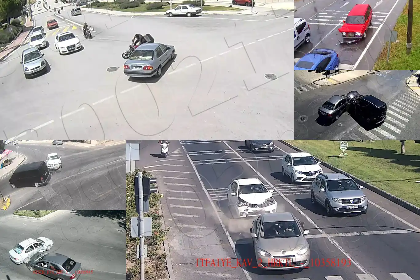 Temmuz ayında meydana gelen trafik kazaları mobese kayıtlarına yansıdı Temmuz ayında meydana gelen trafik kazaları mobese kayıtlarına yansıdı