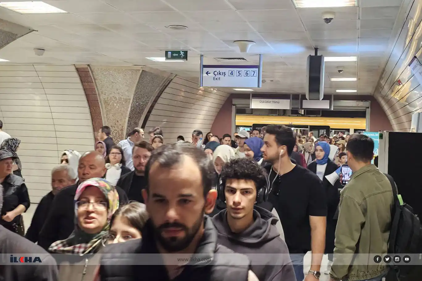 İstanbul'da metro arızası