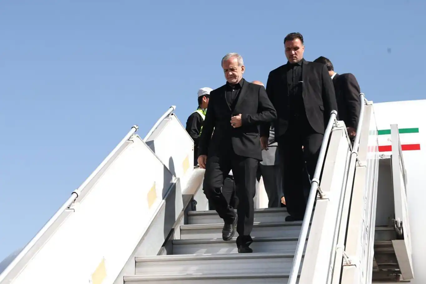 Iranian President Pezeshkian arrives in Baghdad for first foreign visit