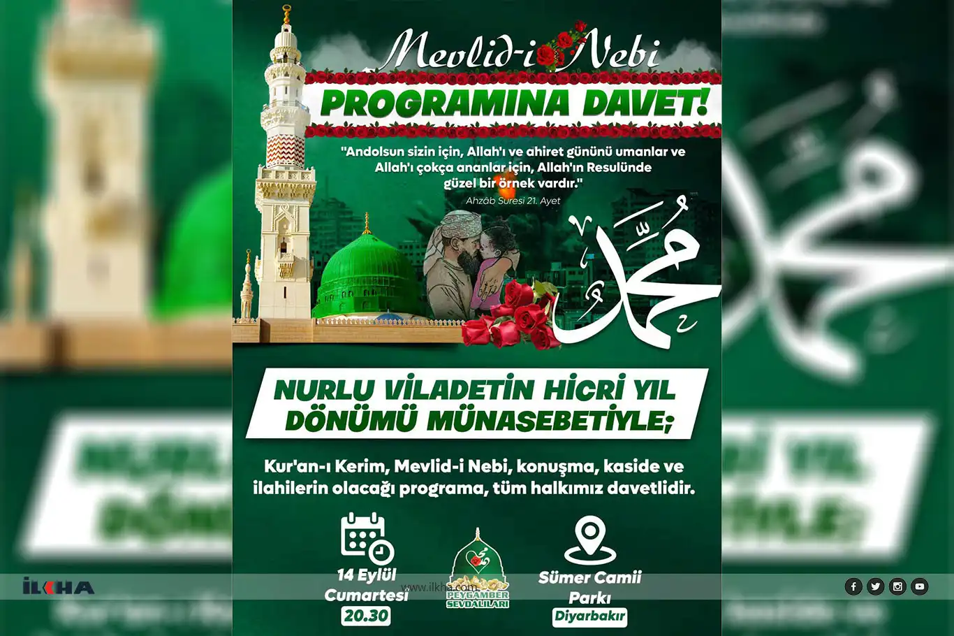 Prophet Lovers Foundation to hold Mawlid event in Diyarbakır