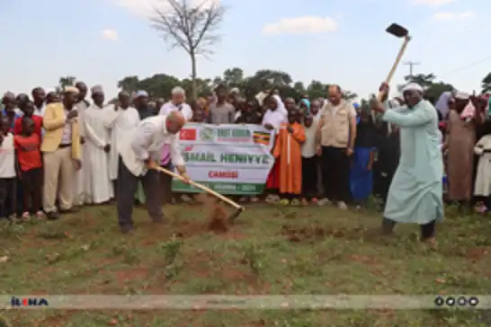 Hope Caravan lays foundation for Martyr Ismail Haniyeh Mosque in Uganda