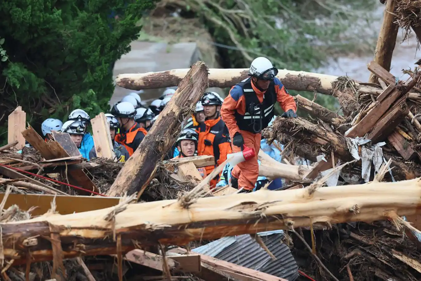 Heavy rains cause deadly floods and landslides in central Japan