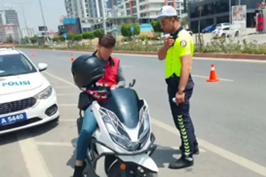 Malatya'da motosiklet ve motorlu bisiklet denetimleri