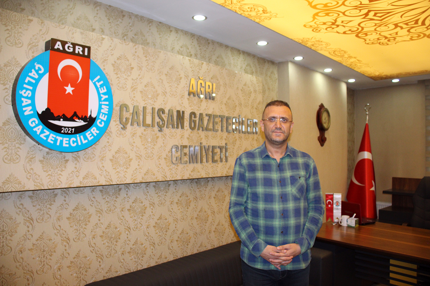 Ağrı Çalışan Gazeteciler Cemiyeti Başkanı Ahmet Genç