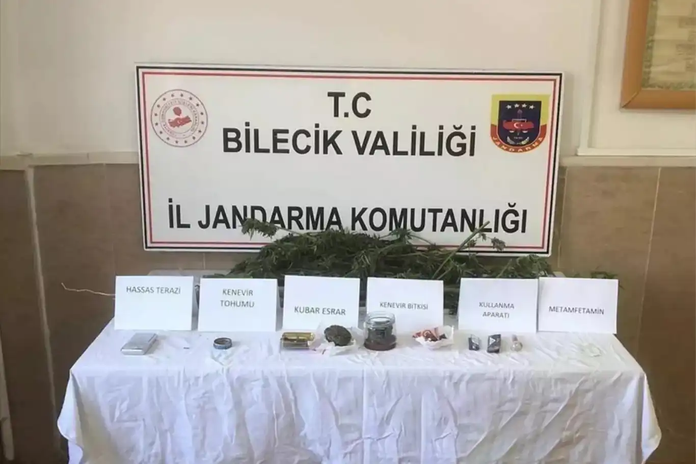 Bilecik'te uyuşturucu operasyonu: 1 gözaltı