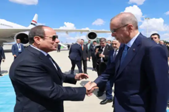 Erdogan welcomes Egyptian President Sisi for official visit to Ankara