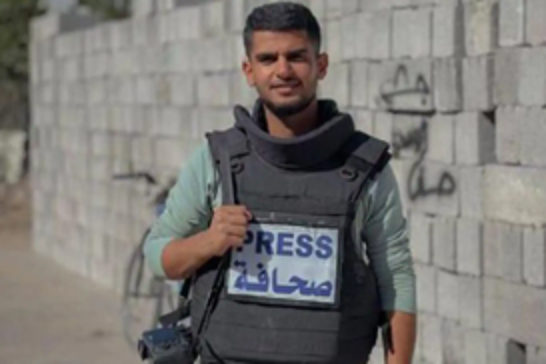 Palestinian journalist killed in Israeli airstrike on Gaza