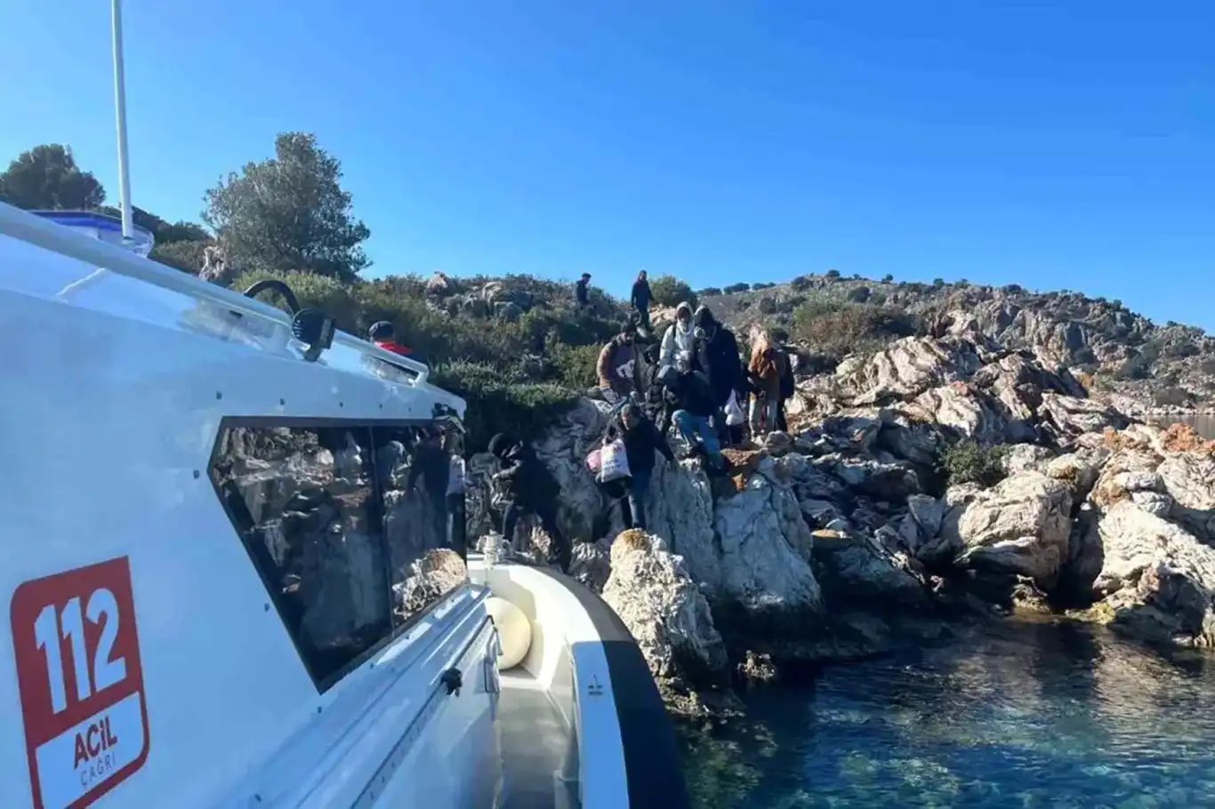 Muğla açıklarında düzensiz göçmen operasyonu