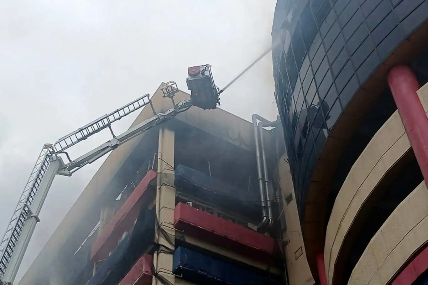 Seven missing after shopping mall fire in Jakarta