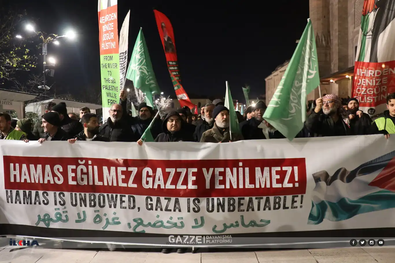 Istanbul celebrates Gaza's triumph over Israeli occupation