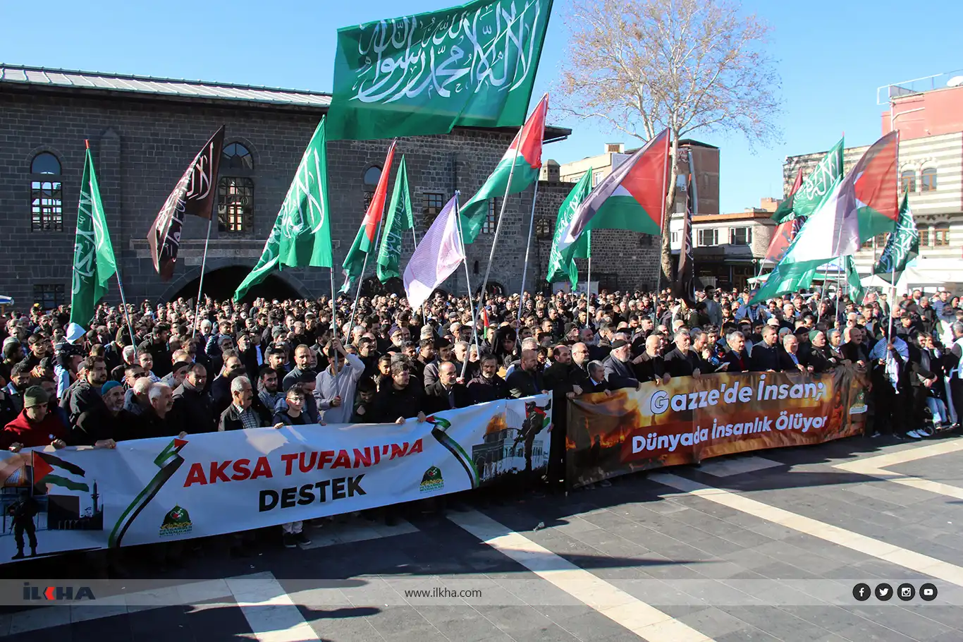 Gaza ceasefire hailed as victory for Palestinian resistance at Diyarbakır rally