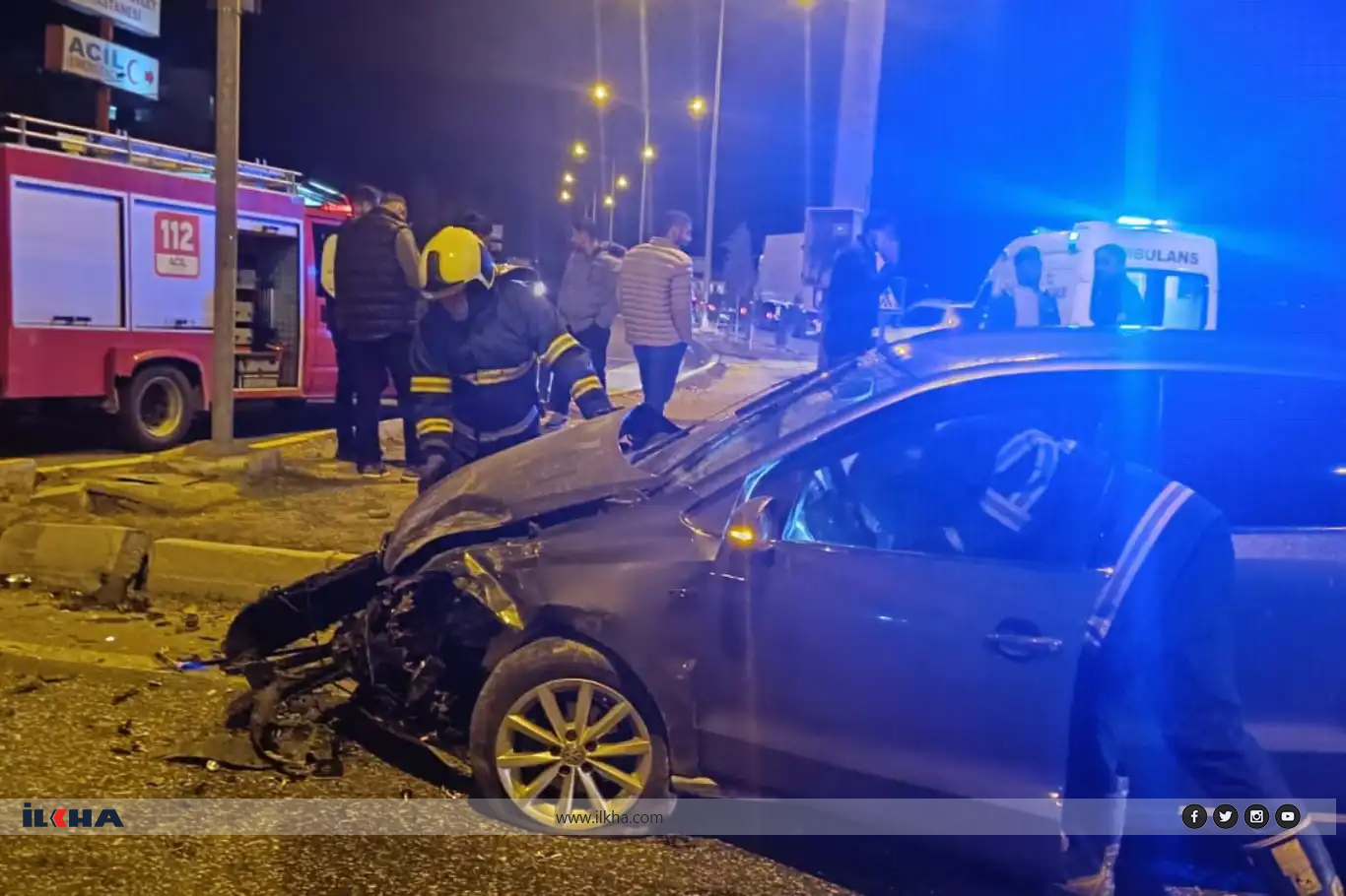 Li Mêrdînê du wesayît li hev qelibîn: 1 birîndar