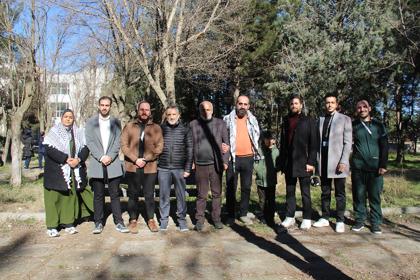 Diyarbakır'daki Filistinli öğrenciler zaferi kutladı