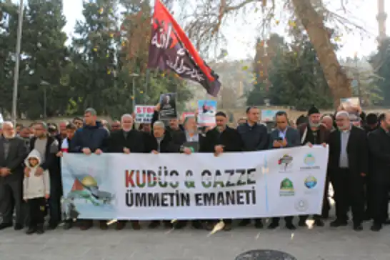 Şanlıurfa'da "Dünya Kudüs Haftası" münasebetiyle program düzenlendi