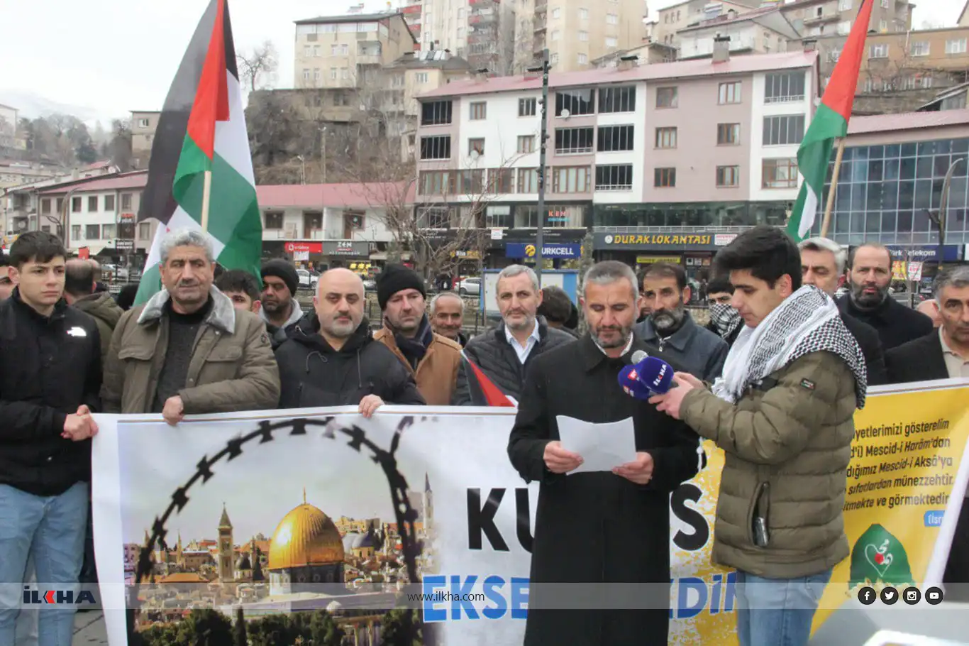 وقفة جماهيرية في بيتليس بمناسبة "أسبوع القدس العالمي"