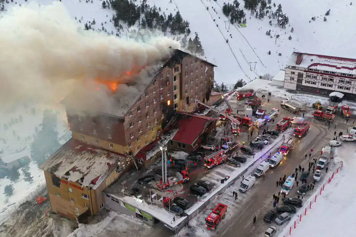 Kartalkaya'daki otel yangınında tutuklu sayısı 15'e yükseldi