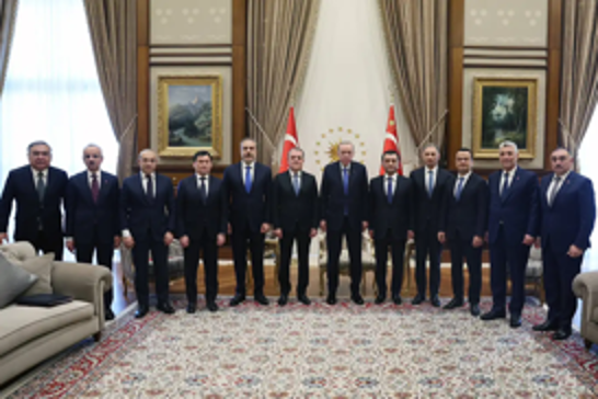 President Erdoğan meets with Uzbek and Azerbaijani ministers in Ankara