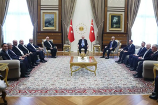 Turkish President Erdoğan hosts Hamas delegation in Ankara