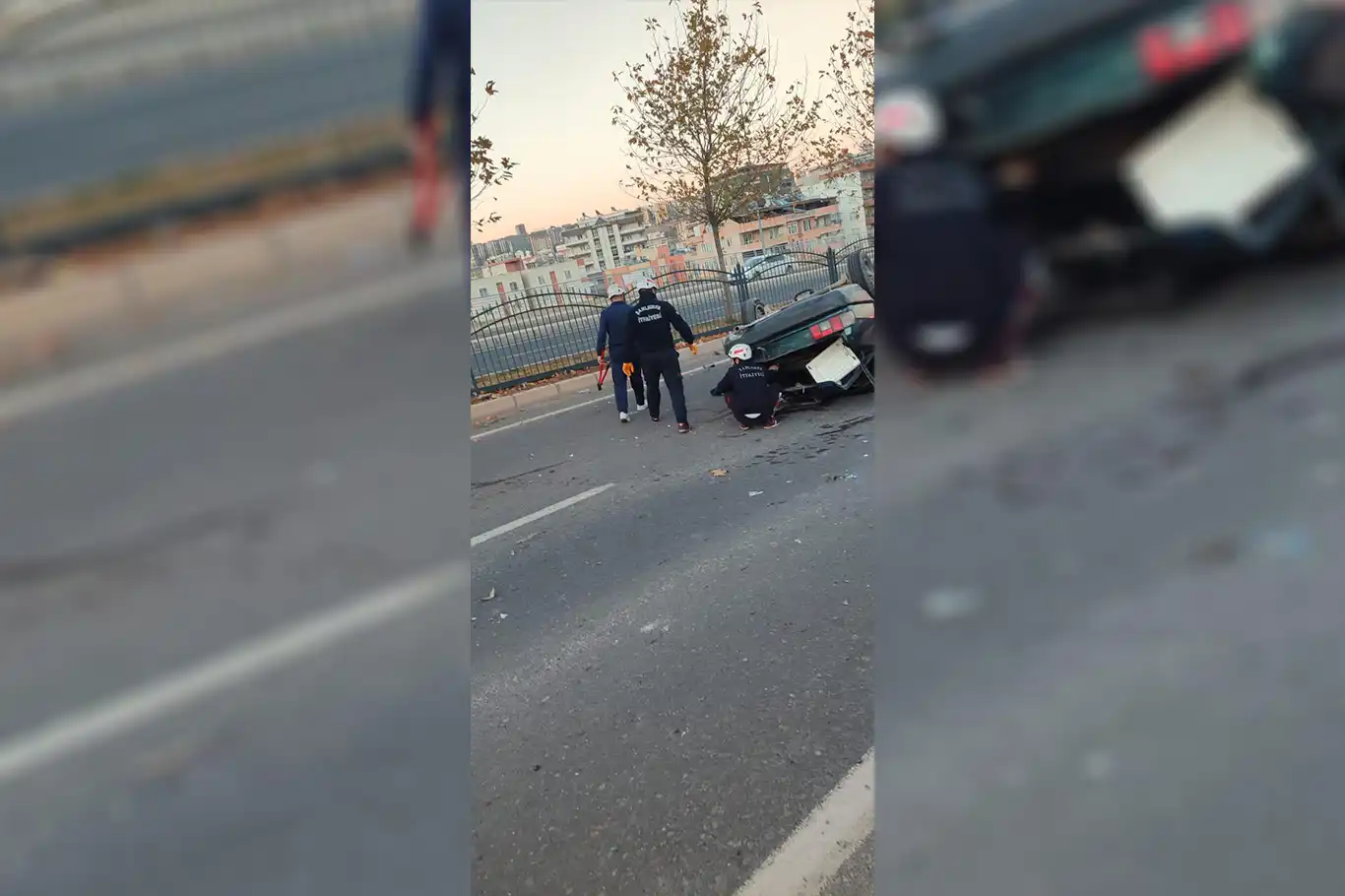 Şanlıurfa'da otomobil takla attı: 2 yaralı