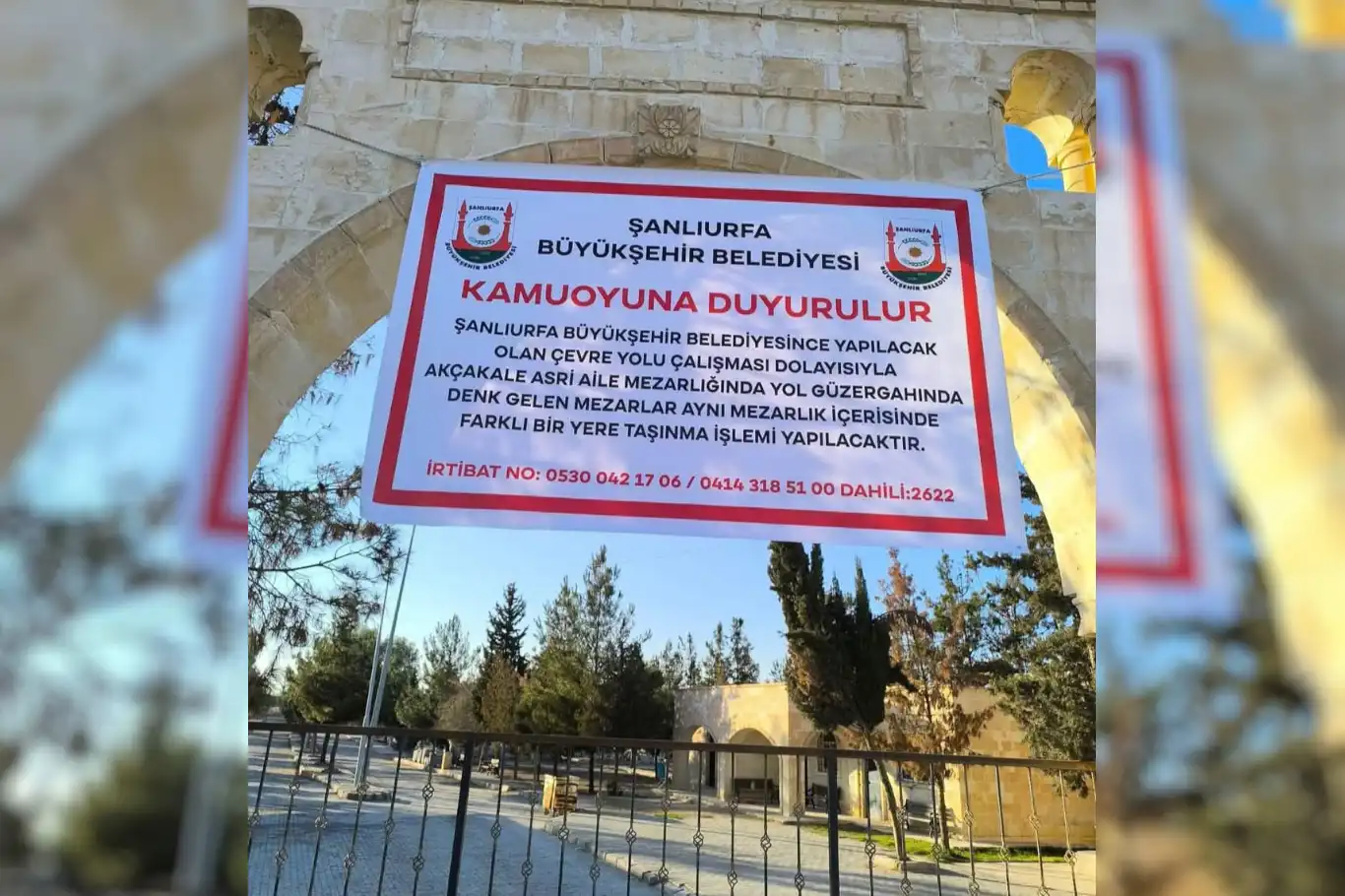 Akçakalelilerden Şanlıurfa Büyükşehir Belediyesi'nin mezarlık kararına tepki Akçakalelilerden Şanlıurfa Büyükşehir Belediyesi'nin mezarlık kararına tepki