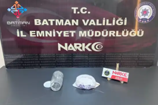 Batman'a uyuşturucu madde getiren bir şahıs tutuklandı