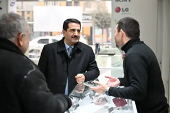 Battalgazi Belediye Başkanı Taşkın, dönüşümün yapılacağı İnönü Caddesi esnafını ziyaret etti