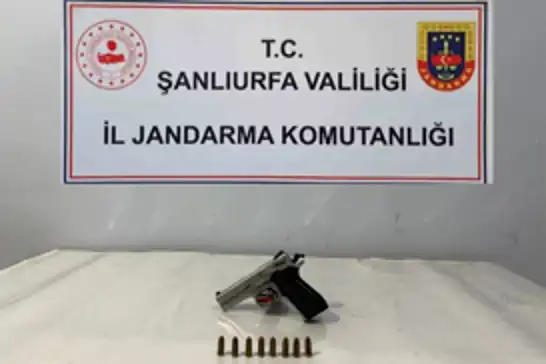 Şanlıurfa’da ruhsatsız silah operasyonu
