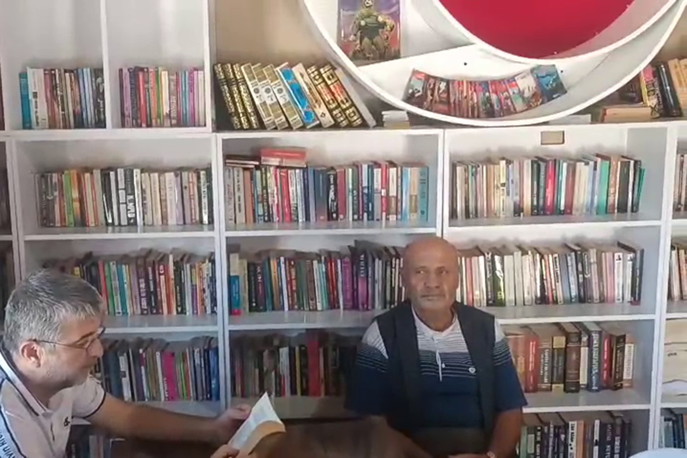 Tarihi konak okuma salonu oldu