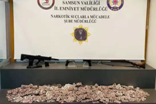 Samsun'da uyuşturucu operasyonu: 4 gözaltı