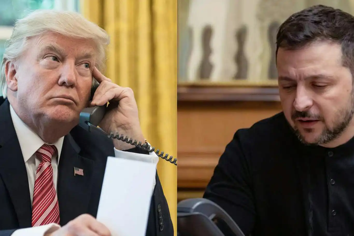 Zelenskiy ile Trump Ukrayna'nın hava savunmasının güçlendirilmesini görüştü Zelenskiy ile Trump Ukrayna'nın hava savunmasının güçlendirilmesini görüştü