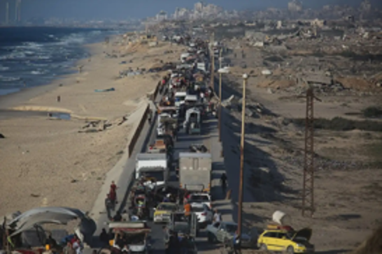 Hundreds of thousands move north in Gaza following ceasefire deal