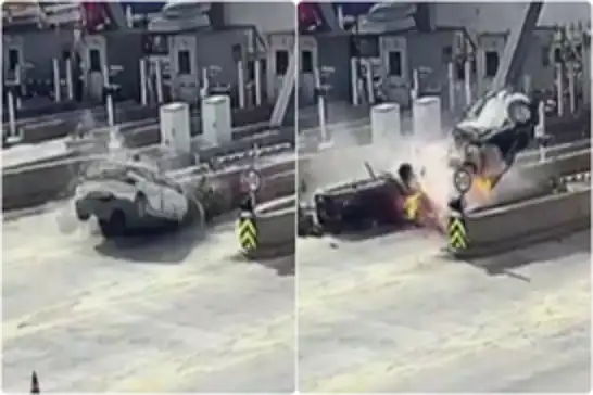 Kuzey Marmara Otoyolu'nda otomobil gişeye çarptı: 1 ölü