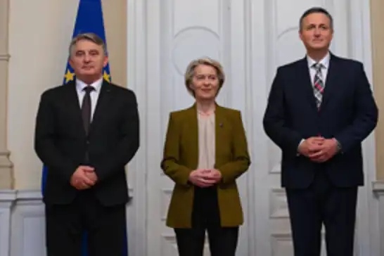 AK Başkanı von der Leyen: Bosna Hersek, AB'nin eşiğinde