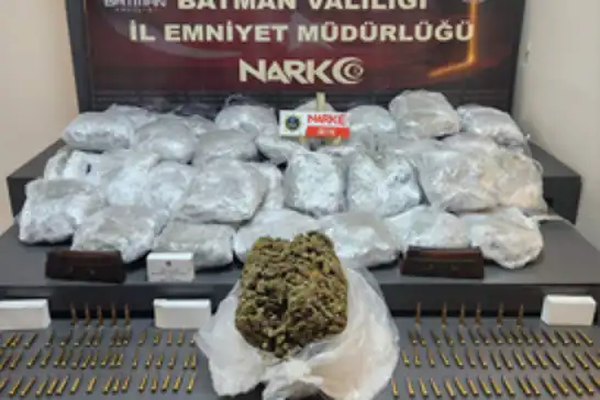 Batman'da uyuşturucu ve silah operasyonu: 1 şüpheli tutuklandı