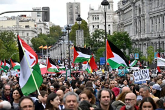 Spain holds nationwide general strike to support Gaza