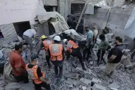 اداره دفاع غیرنظامی غزه: ۱۰ هزار شهید زیر آوار هستند