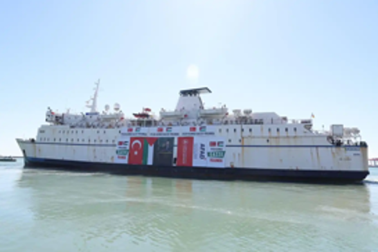 Türkiye’s 17th “Goodness Ship” arrives in Egypt with 900 tons of humanitarian aid for Gaza