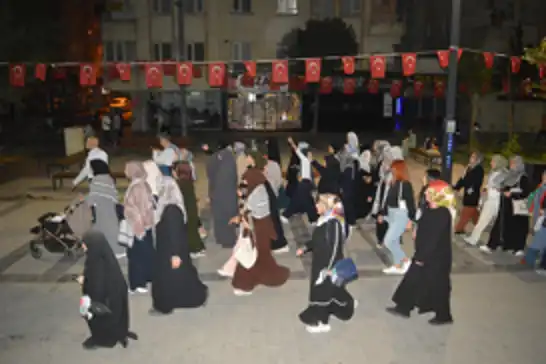 Siirt'te halk, Sumud Filosuna saldırıyı protesto etti