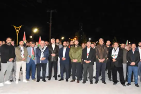 Küresel Sumud Filosu'na yapılan saldırıya Bitlis'ten tepki