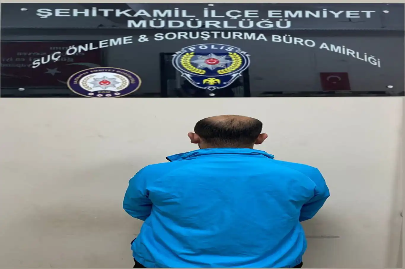 Gaziantep'te 12 yıl kesinleşmiş hapis cezası bulunan hükümlü yakalandı Gaziantep'te 12 yıl kesinleşmiş hapis cezası bulunan hükümlü yakalandı
