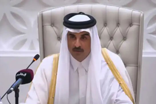 أمير قطر: الاحتلال ينتهك وقف إطلاق النار ويتجاهل القانون الدولي