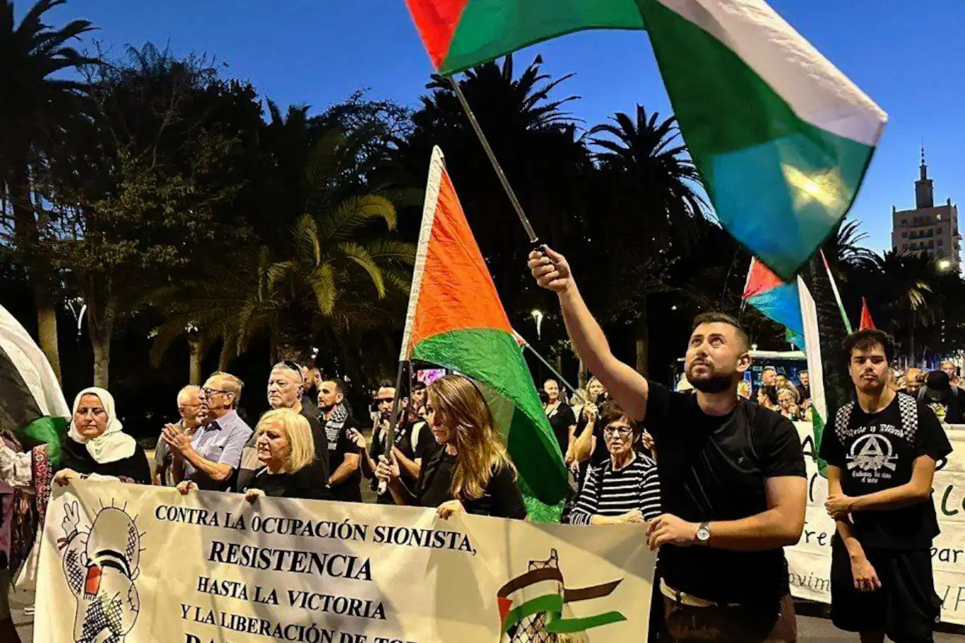 İspanya’nın Malaga kentinde Gazze ile dayanışma eylemi İspanya’nın Malaga kentinde Gazze ile dayanışma eylemi