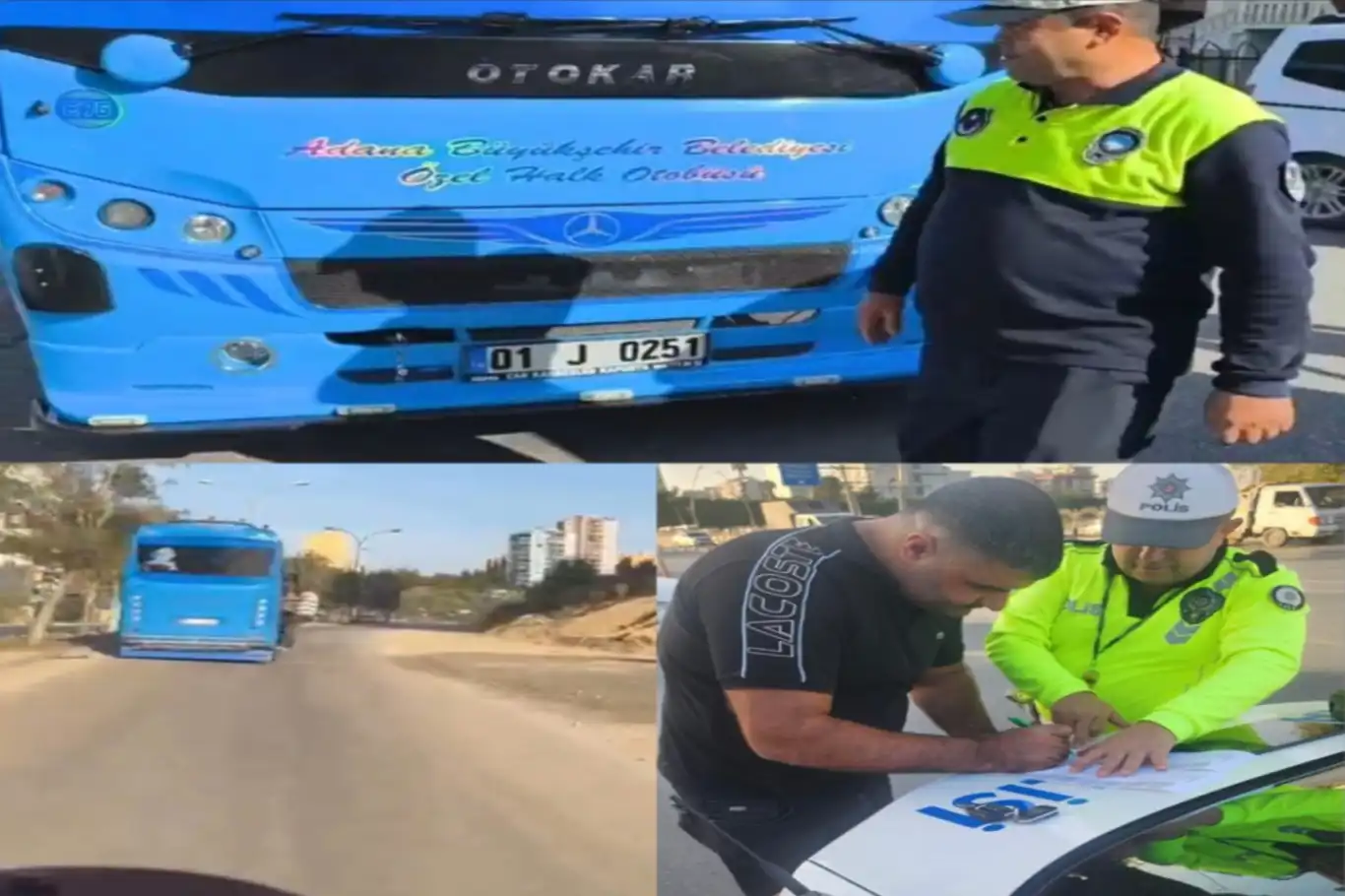 Adana’da açık kapıdan yolcu taşıyan otobüs sürücüsüne ceza yağdı Adana’da açık kapıdan yolcu taşıyan otobüs sürücüsüne ceza yağdı