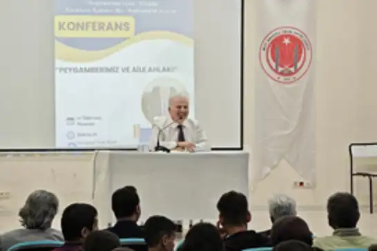 İl Müftüsü Aydın Yığman, Mut’ta “Peygamberimiz ve Aile Ahlakı” Konferansında Gençlerle Buluştu