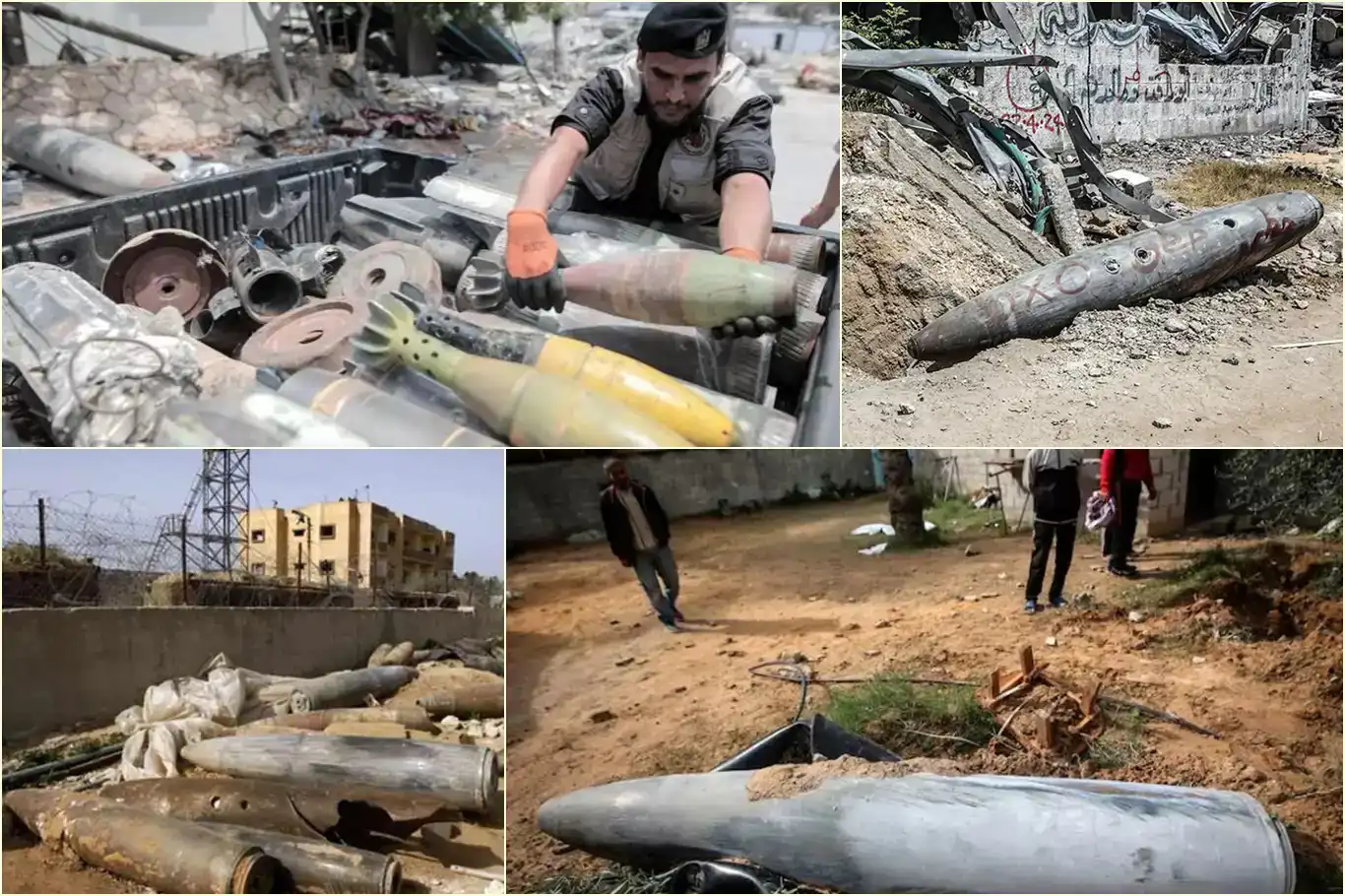 Talûkeya li benda kesên ku li Xezzeyê vedigerin malên xwe: 66.000 bombeyên neteqiyayî Talûkeya li benda kesên ku li Xezzeyê vedigerin malên xwe: 66.000 bombeyên neteqiyayî