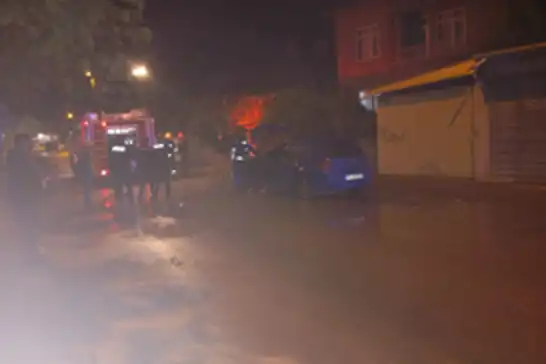 Konya’da seyir halindeki otomobil alev aldı