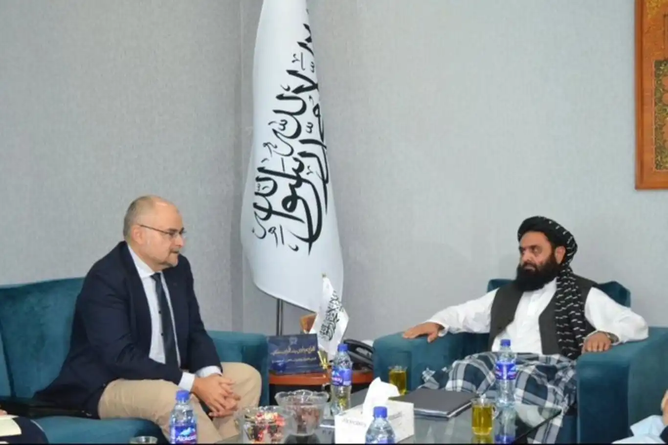 Afghan ambassador Haqqani meets EU special representative to deepen ties Afghan ambassador Haqqani meets EU special representative to deepen ties