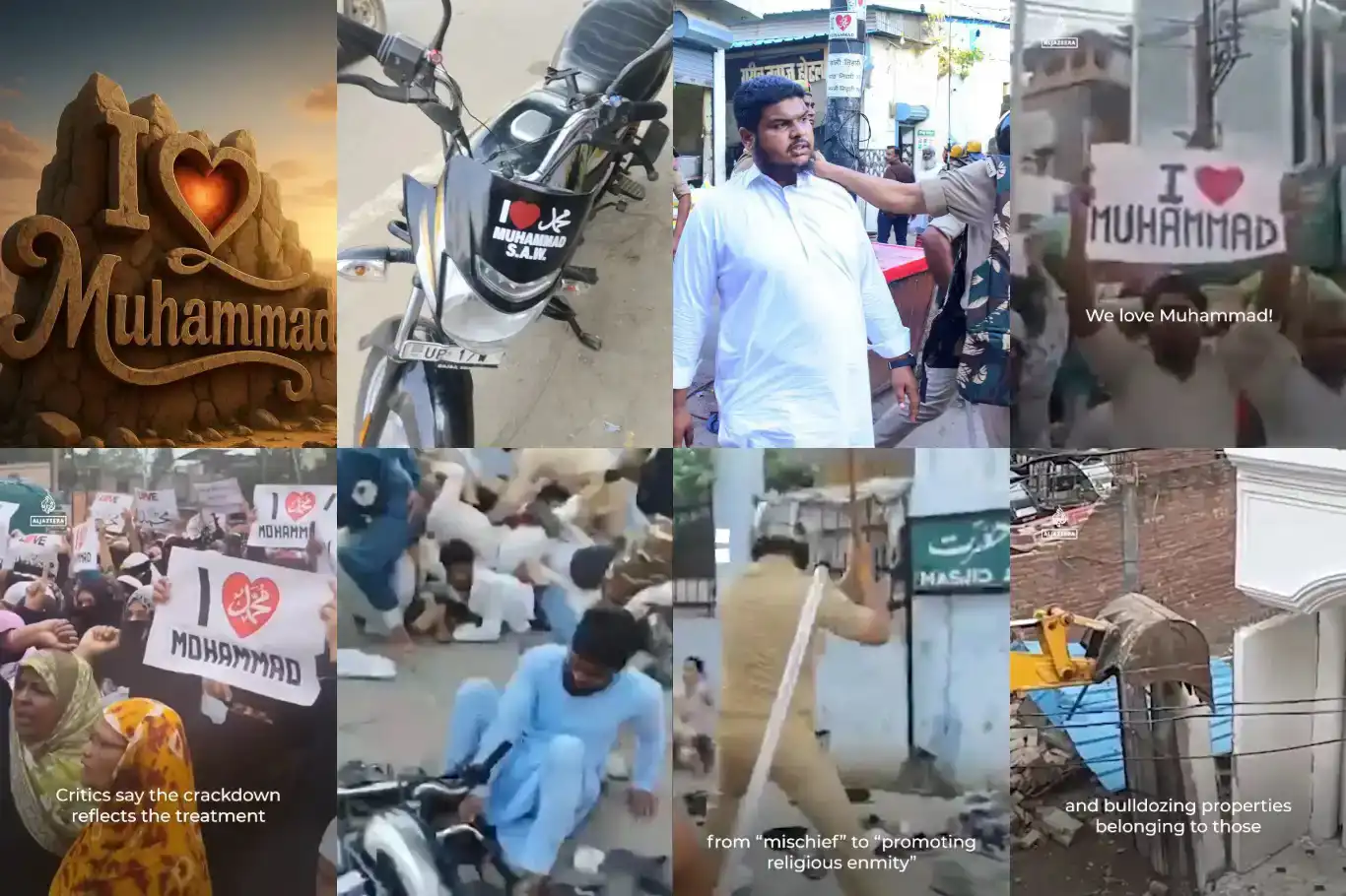 حملة قمع "حب النبي" في الهند: اعتقال آلاف المسلمين، وهدم أحياء، وقطع الإنترنت حملة قمع "حب النبي" في الهند: اعتقال آلاف المسلمين، وهدم أحياء، وقطع الإنترنت